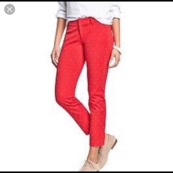 Old navy red pixie pants Clearance